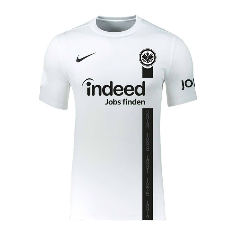 Camisa Eintracht Frankfurt Final de Copa 22/23 sn° Torcedor Masculino -  Branco