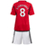 Kit Infantil Manchester United Home 23/24 B.Fernandes 8 - Vermelho na internet