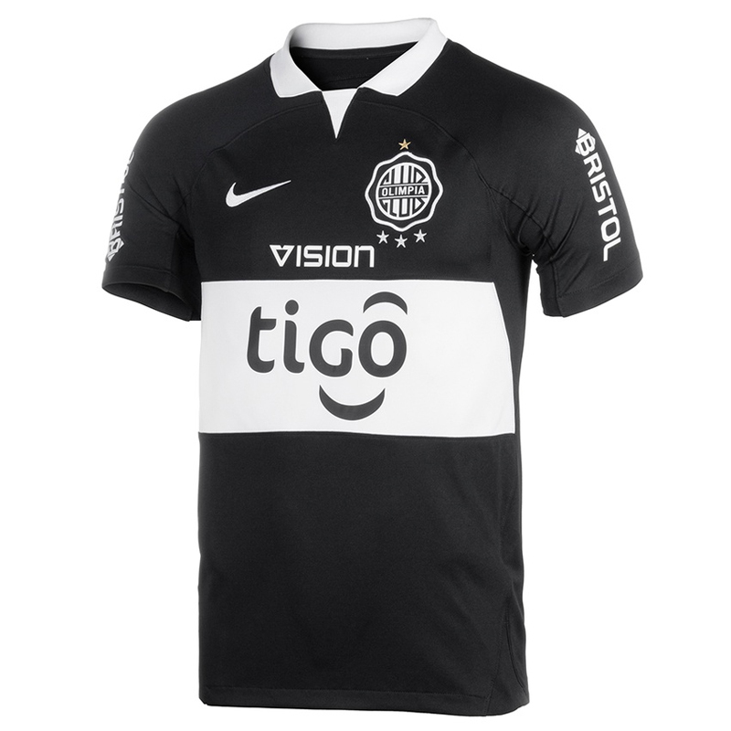 Camisa Clube Olimpia Away 23/24 sn° Torcedor Masculino - Preto