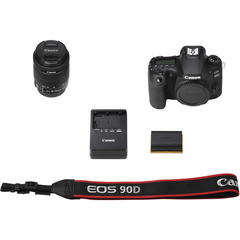 Câmera Canon EOS 90D Kit Lente 18-55mm - comprar online