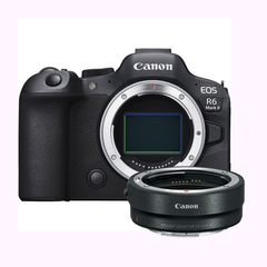 Câmera Canon EOS R6 Mark II + Adaptador de Lentes Canon RF