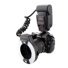 Flash Circular Ttl Macro Meike Mk-14ex P/ Nikon R1c1 Odonto