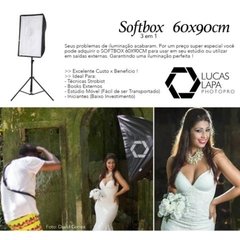 Kit Softbox 60x90cm + Suporte Para Flash + Tripé - comprar online