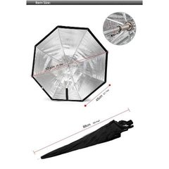 Kit Octabox 80cm Iluminação Contínua Newborn Softbox Tripé - loja online