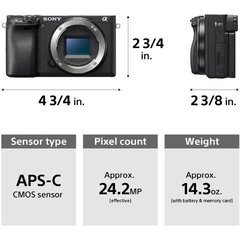 Camera Sony Alpha A6400 CORPO na internet