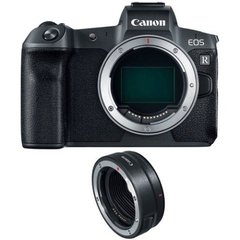 Câmera Canon EOS R Corpo + Adaptador Canon