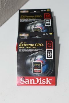 Cartão Memória Sd 128gb Classe10 U3 200mb/s Sandisk Extreme PRO