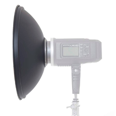 Beauty Dish Branco Bowens Com Tecido Difusor Greika - Lucas Lapa PhotoPro