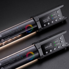 TL60 K2 Godox Kit com 2x Iluminador Led Espada Bastão Tubo RGB