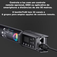 TL60 K2 Godox Kit com 2x Iluminador Led Espada Bastão Tubo RGB - comprar online