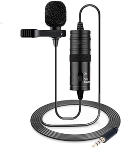Microfone De Lapela Greika Gk-lm1 (celular E Câmeras)