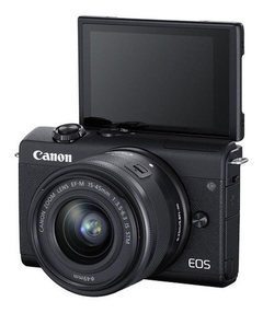 Câmera Canon EOS M200 15-45MM F/3.5-6.3 IS STM EF-M Mirrorless - comprar online