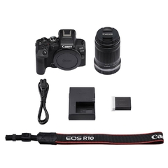Câmera Canon EOS R10 + Lente 18-150mm f4.5-6.3 IS STM RF-S Kit
