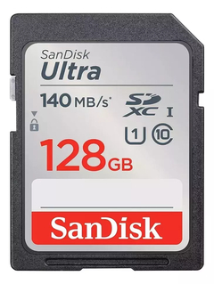 Cartão Memória Sd 128gb Classe10 Sandisk Ultra