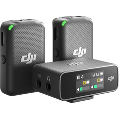 Microfone DJI Mic 2-Person  Lapela Duplo Celular e Câmera