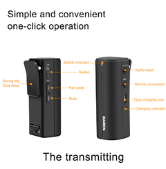 Microfone Lapela Sem Fio WMIC-5G na internet