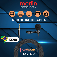 Microfone Lapela ProStream Lav-Go - Lucas Lapa PhotoPro