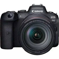 Câmera Canon EOS R6 + Lente RF 24-105mm f/4L IS USM