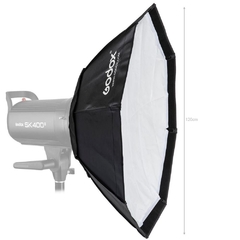 Softbox Octabox Bowens 120cm Godox Para Flash Tocha Com Grid na internet