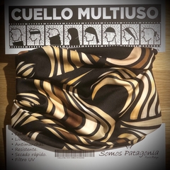 Combo cuello multiuso y guantes. Diseño Otoño. - comprar online