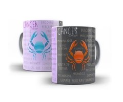 Caneca Signos Câncer Lado Bom E Ruim Produto Exclusivo