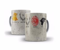 Caneca Game Of Thrones Casas Qualidade E Liquidação