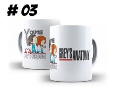 Caneca Grey's Anatomy Séries - Promoção Exclusiva na internet