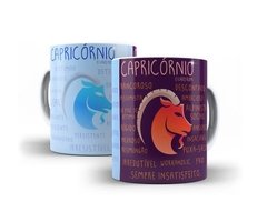 Caneca Signos Capricórnio Lado Bom E Ruim Produto Exclusivo