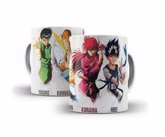 Caneca Yu Yu Hakusho Anime Yusuke Kuwabara Hiei Kurama Top