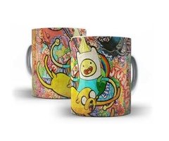 Caneca Cartoon Adventure Time A Hora Da Aventura Oferta #17