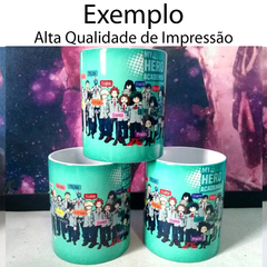 Caneca Branca de Cerâmica Queen Banda de Rock MOD 08 na internet