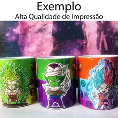 Caneca Branca de Cerâmica Eu Amo Cachorro Pet Maltês Mod 22 - Kaioken Store