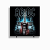 Quadro Azulejo Personalizado de Cerâmica 10x10 cm e Suporte AC DC Banda de Rock MOD 08