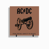 Quadro Azulejo Personalizado de Cerâmica 10x10 cm e Suporte AC DC Banda de Rock MOD 13