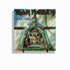 Quadro Azulejo Personalizado de Cerâmica 10x10 cm e Suporte Iron Maiden Banda de Rock MOD 06
