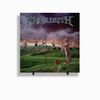 Quadro Azulejo Personalizado de Cerâmica 10x10 cm e Suporte Megadeth Banda de Rock MOD 06