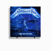Quadro Azulejo Personalizado de Cerâmica 10x10 cm e Suporte Metallica Banda de Rock MOD 05