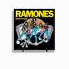 Quadro Azulejo Personalizado de Cerâmica 10x10 cm e Suporte Ramones Banda de Rock MOD 03
