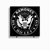 Quadro Azulejo Personalizado de Cerâmica 10x10 cm e Suporte Ramones Banda de Rock MOD 07