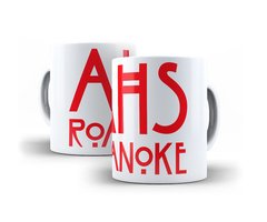 Caneca Branca de Cerâmica American Horror Story Série Mod 02