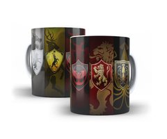 Caneca Game of Thrones Bandeiras Casas