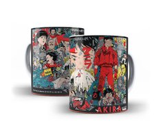 Caneca Branca de Cerâmica Anime Akira Personalizada 325 ml Mod 03