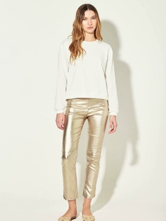 PANTALON METALLIC GOLD Talle L