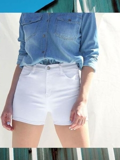 SHORT LULU WHITE Nahana Jeans - comprar online