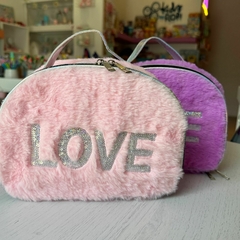 Neceser porta cosmetico peluche love en internet