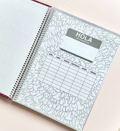 Cuaderno A4 Tapa dura doodle corazon en internet