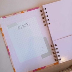 Cuaderno tapa dura anillado flores A5 Ry en internet