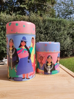 Set latas yerbera + azucarera oliverta mujeres - comprar online