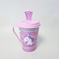 Vaso taza plástica dino y unicornio en internet