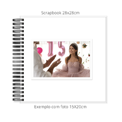 Álbum Scrapbook Azul Marinho 28x28cm Capa Lisa - comprar online